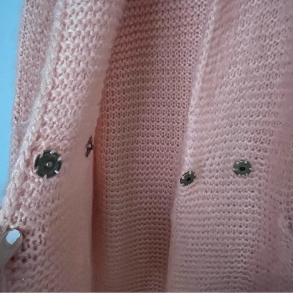 NWT NEW Solution Light Pink Fuzzy Cozy Comfy Coat Jacket One Size Easter Spring - Picture 7 of 8